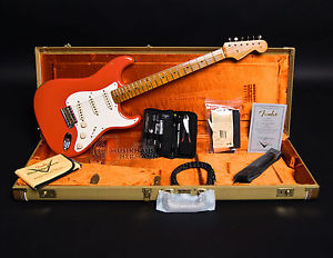 Fender Custom Shop 1957 Roasted Stratocaster 57er Relic  - fiesta red