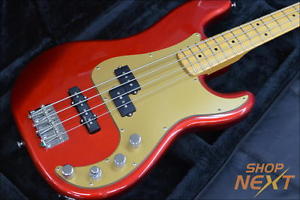 Fender Mexico Deluxe Active Precision Bass Red from Japan Free Shipping