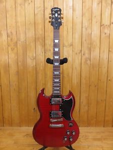 Epiphone SG Deluxe Flame Top Electric Guitar Free Shipping