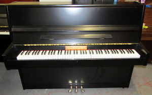Osztreicher upright in a Black Satin cabinet