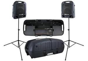 Peavey Escort 6000 600w Foldable 9-Channel Powered PA System w/ Bluetooth & FX