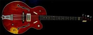 GRETSCH 6071 BASS GUITAR February, 1968.  Vintage Relic. Beautiful Guitar.