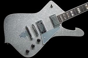 Ibanez PS120sp Paul Stanley Iceman Electric Guitar Silver Sparkle no case