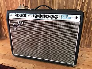 Fender Silverface Vibrolux Reverb 35 Watt 2×10 Amplifier Vintage 1968