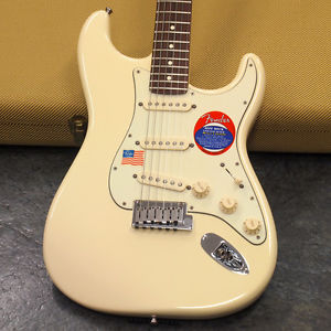 Fender: Electric Guitar Jeff Beck Stratocaster Update Olympic White USED