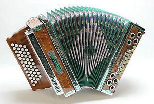 Steirische Harmonica Bayerland Original Pro, Nut, G-C-F-B, Michlbauer Exh