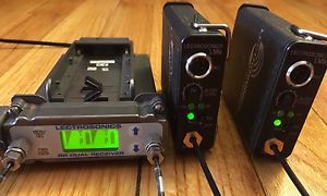 Lectrosonics SRa5p Dual Channel Receiver and 2x LMa Transmitters (Block 23)
