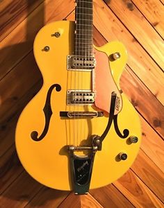 Gretsch: Electric Guitar G6118T-120 120th Anniversary Bamboo Yellow USED