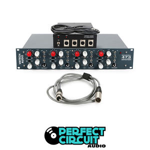 Vintech 473 4 Channel Mic Microphone Pre PREAMP + PSU USED - PERFECT CIRCUIT #2