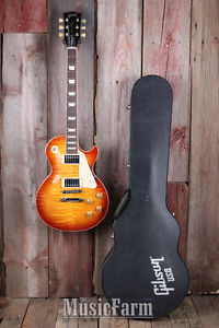 Gibson 2013 Les Paul Traditional Electric Guitar Figured Maple Top Light Burst