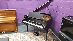 Reconditioned, Black "Monington Weston" Baby Grand Piano. CAN DELIVER