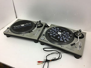 Technics 1200MK3D X 2 Direct Drive Professional Turntables Pair Exc Condition