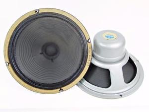 Vintage Pair 1967 Celestion T1088 12" AlNiCo Speakers Silver Bell 8Ω Vox Beatle