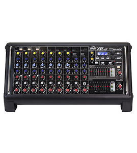 PEAVEY XR-AT 1500w Peak Powered 9Ch Antares Built-In Pitch Correction FX Mixer