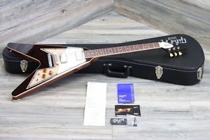 RARE and Cool! Grace Potter Flying V Signature Nocturnal Brown Awesome Guitar! 