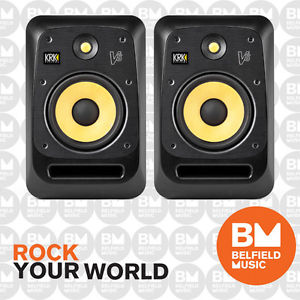 2 x KRK V8 S4 Active Studio Monitor Speakers - BNIB - Belfield Music