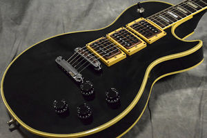1977 Greco EG600P Black Peter Frampton model Electric Guitar Free Shipping w/SC