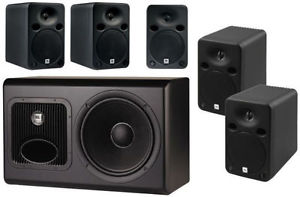 **JBL LSR Powered Studio Subwoofer/5 Monitor Surround Sound System**