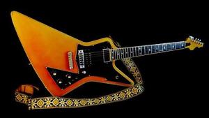 TIME  T.I.M.E. CUSTOM   EXPLORER GUITAR. EXTREMELY  RARE. VERY COOL. 1983 PHISH