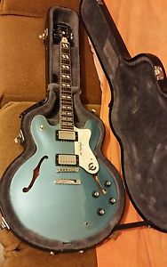 chitarra elettrica semiacustica EPIPHONE GIBSON  NOEL GALLAGHER SUPERNOVA blu