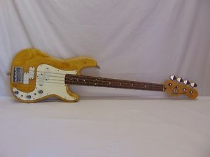 Fender Precision Bass Guitar 1983 ? USA Made Wood Grain body