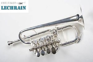 B/A Piccolo Trompeta, plata, con Maleta y Boquilla