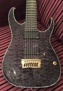 Ibanez RGIX27FEQM 7-String Guitar Iron Label EMG 707 Ebony Fretboard