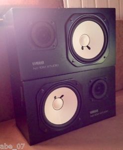 YAMAHA NS-10M Studio Monitor Speakers Original Matching Pair (VIDEO)