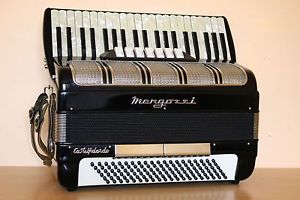 Mengozzi Castelfidardo 120 Bass LMM Accordion Akkordeon Fisarmonica Black