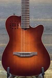 Godin Multiac Nylon Encore Burnt Umber SG "SF" El.-Cl. Guitar w/ Bag - #16172178