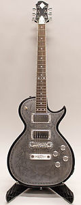Zemaitis Antanus A24MF BK Metal Front Series Electric Guitar with Hardshell Case