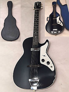 Vintage 1964 Alden Harmony Staratatone H-54 Style Electric Guitar w case