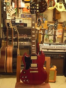 Greco SS Lefty 1990' SG type Electric guitar, Made in Japan, Left-handed, m1042