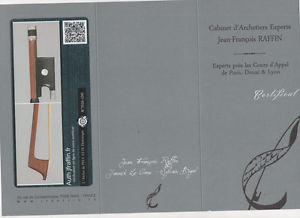 French vioin bow Dominique Peccatte - at. -1860 - Raffin Certified