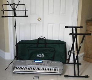 $2,000 6-PC GEM WK1000 ELECTRONIC KEYBOARD GENERALMUSIC GENERAL MIDI & ACCESSOR