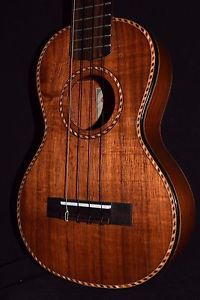 Mele Koa Top Concert with Rope Inlay