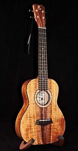 KANILE’A KANILEA K-3 TENOR SOLID PREMIUM CURLY KOA TENOR UKULELE WITH CASE