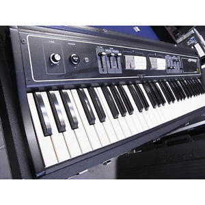 Used Roland Vintage synthesizer RS-202 strings keyboard