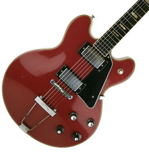 Greco Semi-Aoucstic Type Small Size Red 1970s Japan Vintage 170306c
