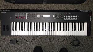 Yamaha MX61 Keyboard Synthesizer with Gator Case GKB61 and Sustain Pedal