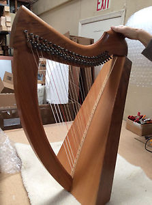 25 string Triplett McCall model harp with a full set of levers and a case