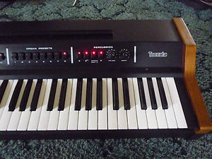 1981 Crumar Toccata electronic organ with Crumar gig bag, good condition, Italy