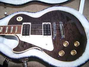 LEFT HANDED GIBSON SIGNATURE T LES PAUL LEFTY FLAME TOP
