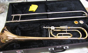 Yamaha YSL 648R Professional Trombone W/ F Attachment "Great"