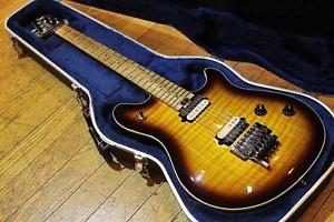 PEAVEY Wolfgang Standard "Tabaco Sunburst / Flame Top" Used w/ Hard case