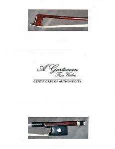 A very fine certified French violin bow Francois Peccatte shop,ca. 1850.