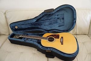 Epiphone Masterbilt AJ-500R Natural Satin Acoustic Electric Guitar w/ Case
