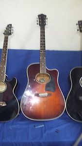 IBANEZ AE SERIES CON MODIFICA DI EQUALIZZAZIONE A 5 BANDE +VOLUME E ACCORDATORE