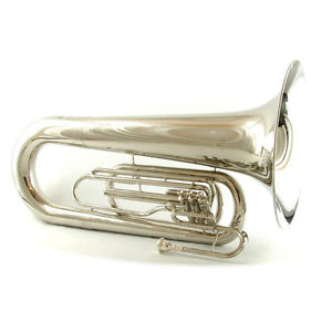 Schiller Field Series Big Bell Marching Tuba Nickel Plated