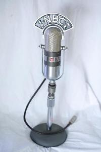 1950s RCA 77-D Velocity Ribbon Microphone -MI-4045-D w/NBC Flag